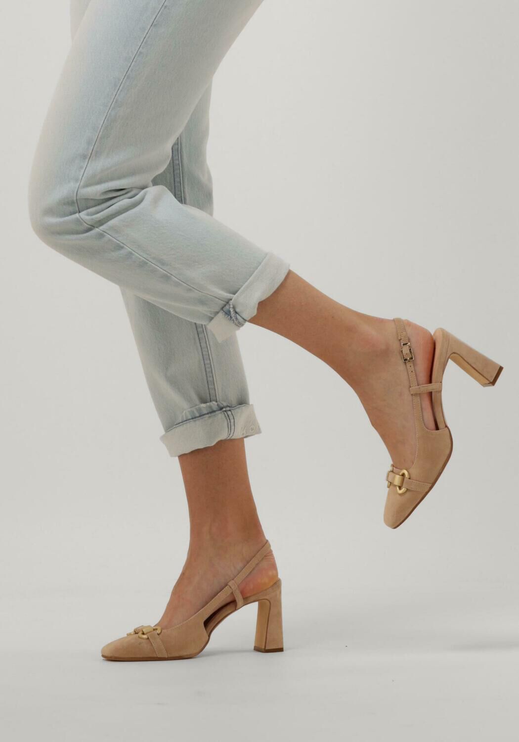 Beige NOTRE-V Slingbacks 51294 - large