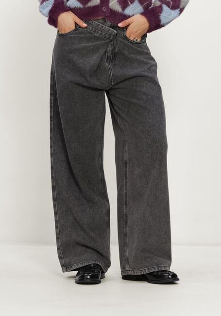 Graue REFINED DEPARTMENT Wide jeans LADIES WOVEN DENIM JELENE - large