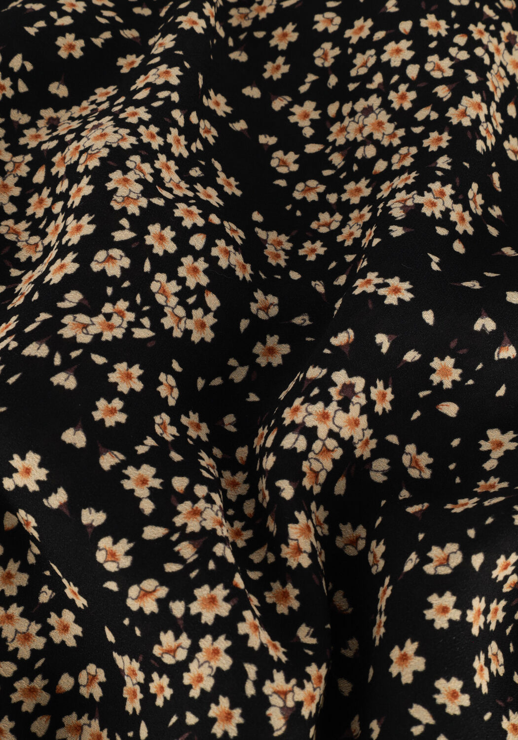 Schwarze SUMMUM Blusen SHIRT MICRO FLOWER PRINT - large