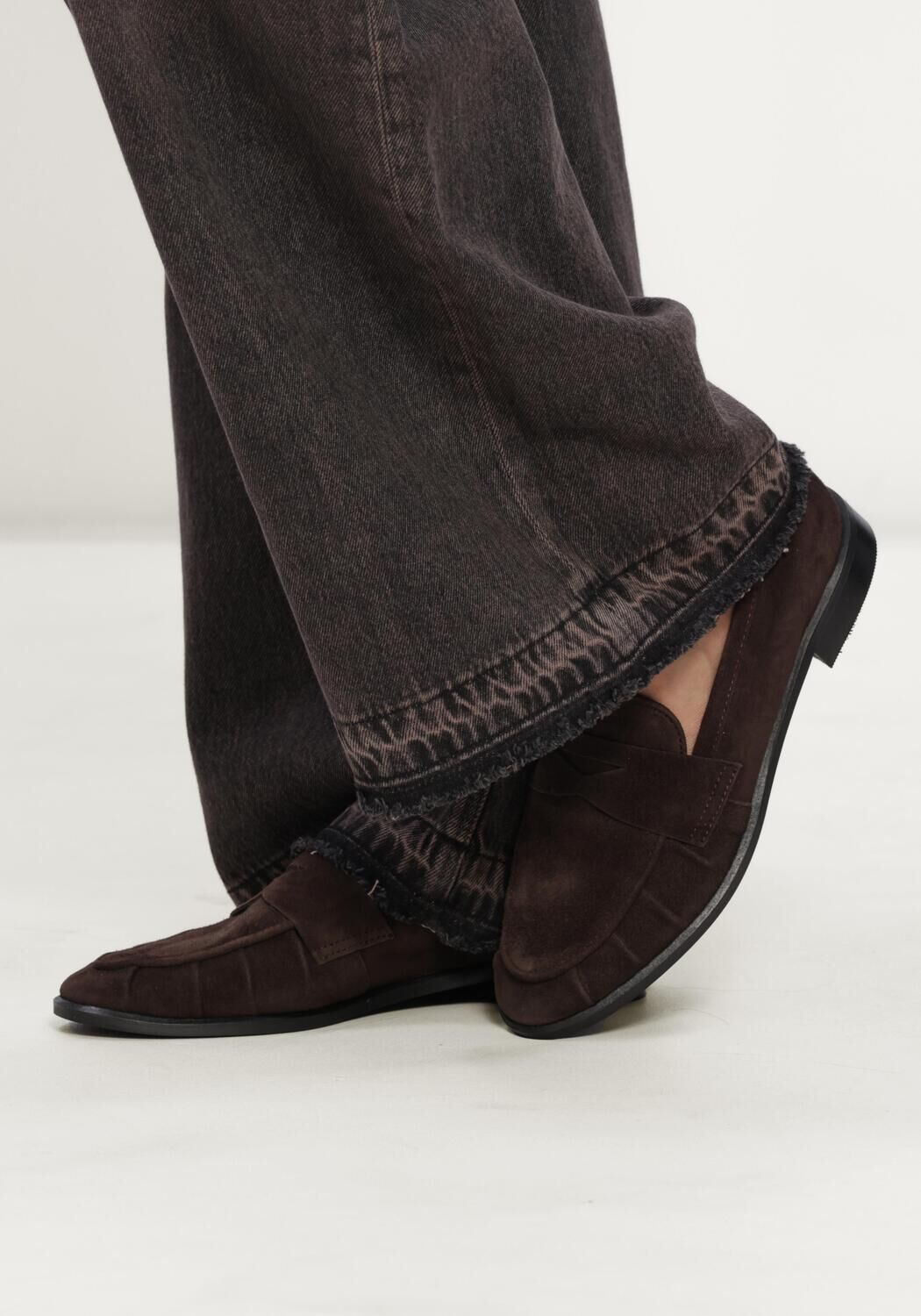 Braune STEFANO LAURAN Loafer WANDA - large