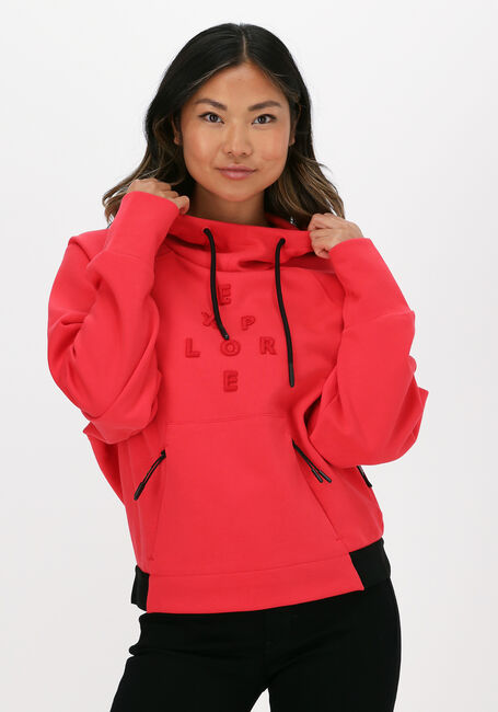 Rote NATIONAL GEOGRAPHIC Sweatshirt CROPPED HOODY - large