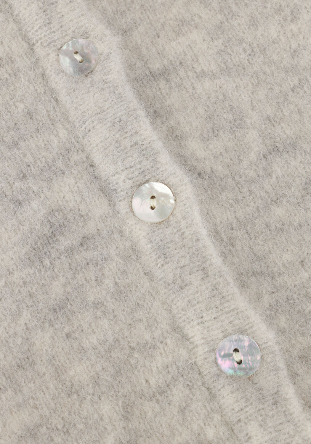 Hellgrau AMERICAN VINTAGE Strickjacke VITOW CARDIGAN - large