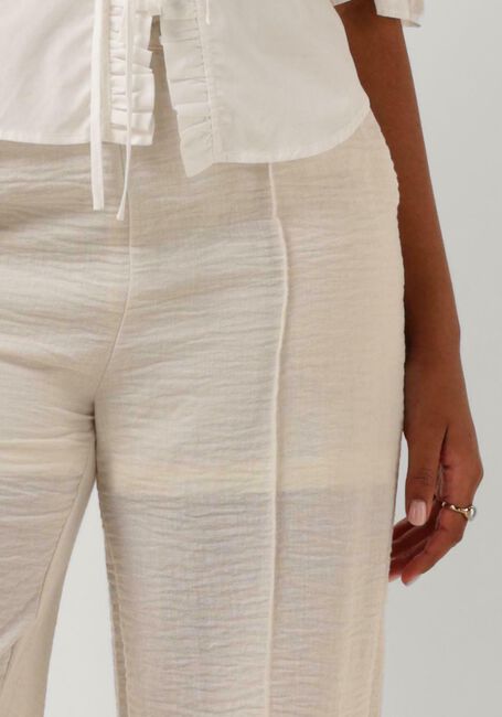 Weiße OBJECT Hose OBJBLEA HW PANTS - large