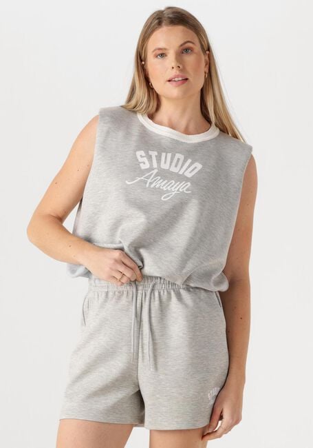 Hellgrau STUDIO AMAYA Top AMOUR TOP - large
