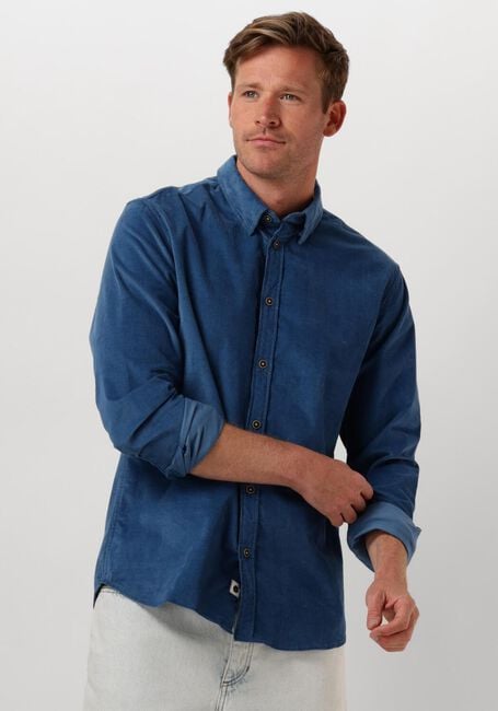 Blaue ANERKJENDT Hemden AKLEIF SOLID CORD SHIRT - large