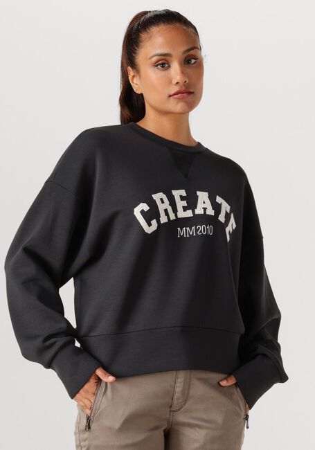 Schwarze MOS MOSH Pullover MMCELLI O-LS SWEATSHIRT - large