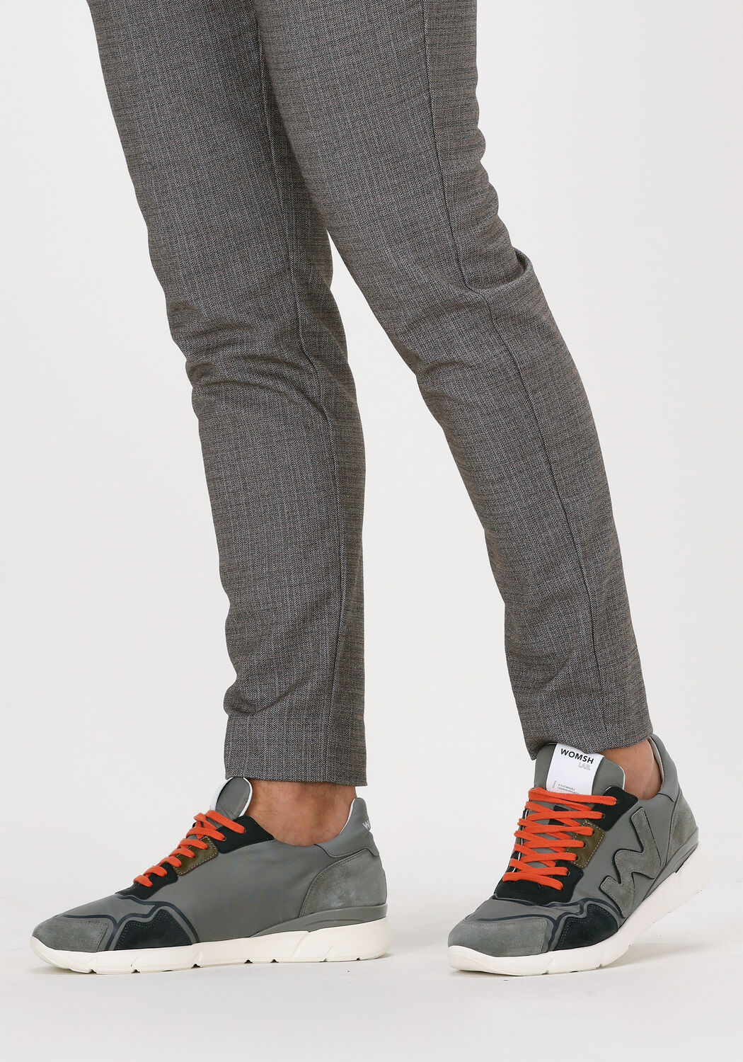 Graue WOMSH Sneaker Low RUNNY HEREN - large