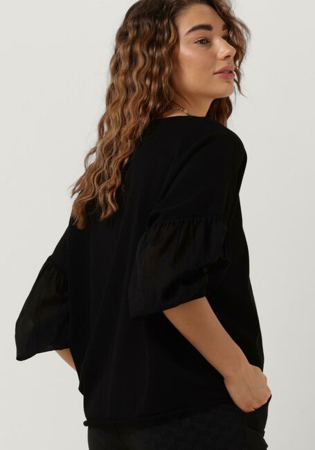 Schwarze 10DAYS Pullover SOFT SWEATER VOILE - large