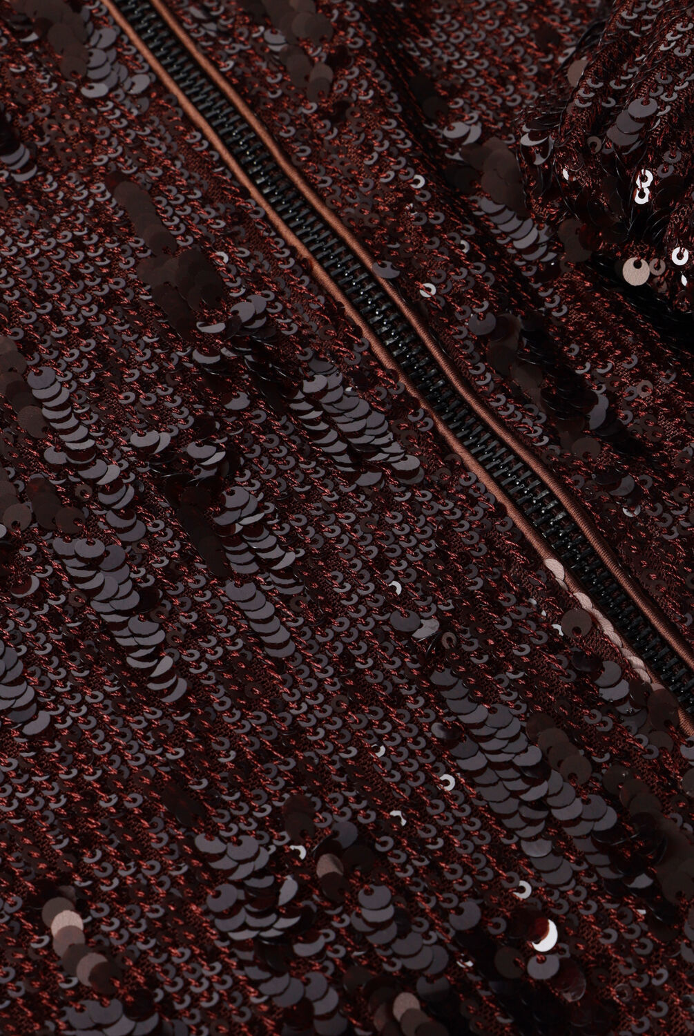 Braune CO'COUTURE Jack SOPHIECC SEQUIN BALLOON JACKET - large