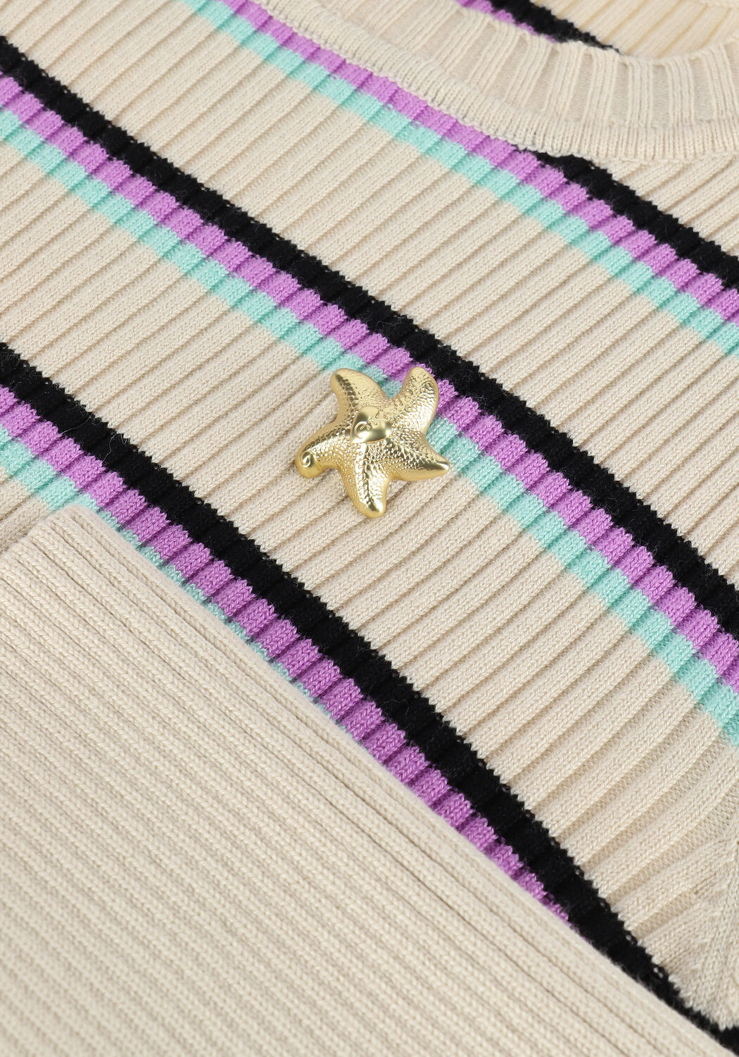 Beige FABIENNE CHAPOT Top SANNE PUFF SLEEVE PULLOVER - large