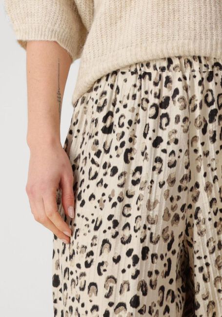 Beige MSCH COPENHAGEN Weite Hose MSCHALYONA VLORA HW PANTS AOP - large