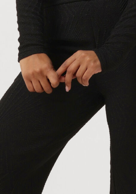 Schwarze ALIX THE LABEL Hose LADIES KNITTED LUREX PANTS - large