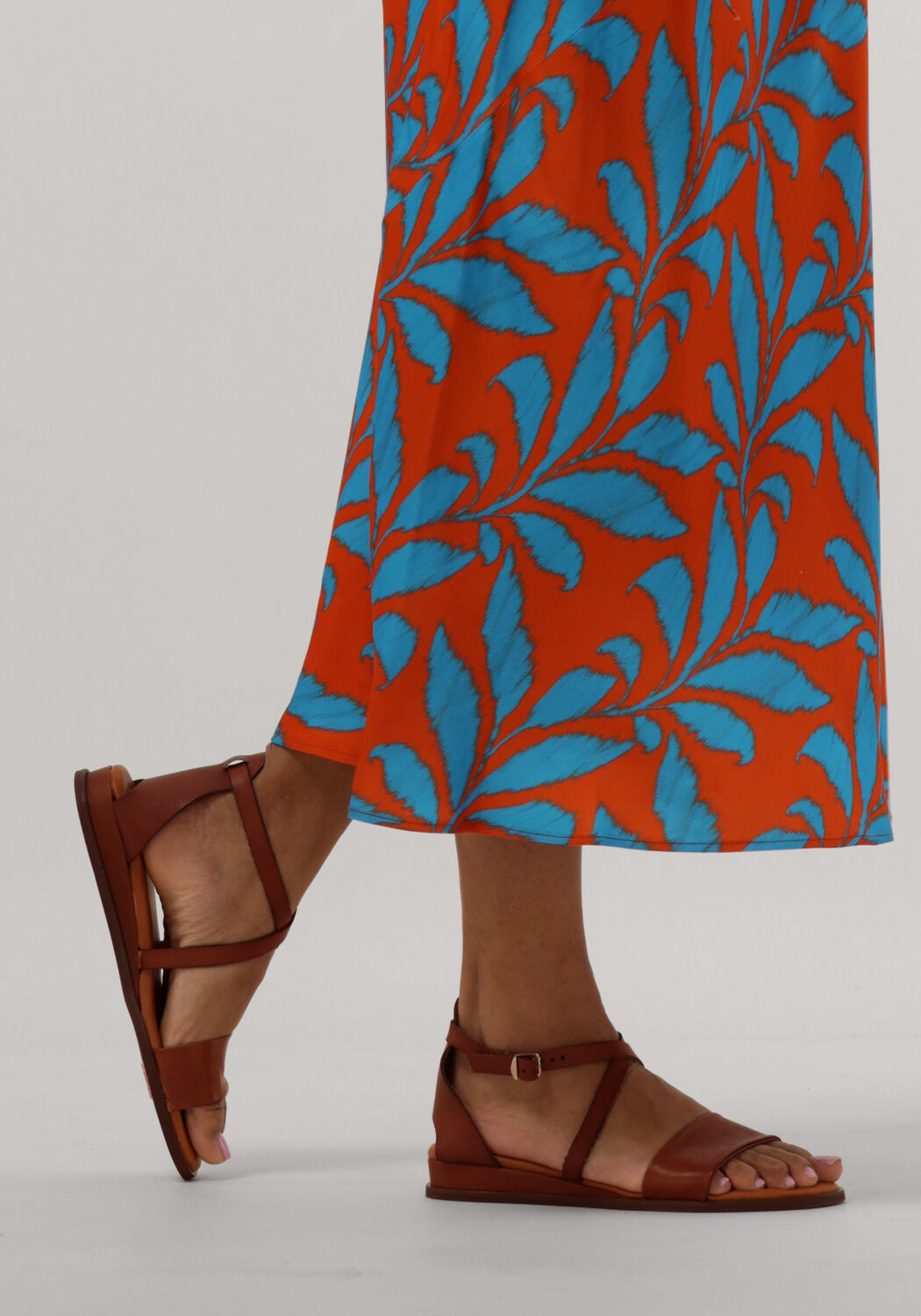 Cognacfarbene RED-RAG Sandalen 79610 - large