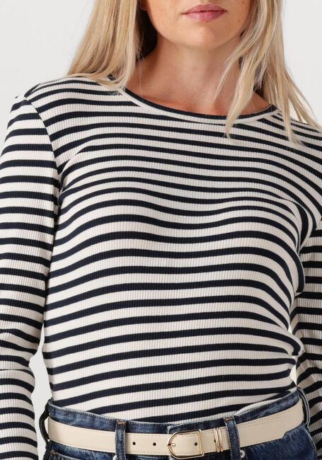 Schwarze SELECTED FEMME Tops & T-shirts SLFANNA LS CREW NECK TEE STR - large