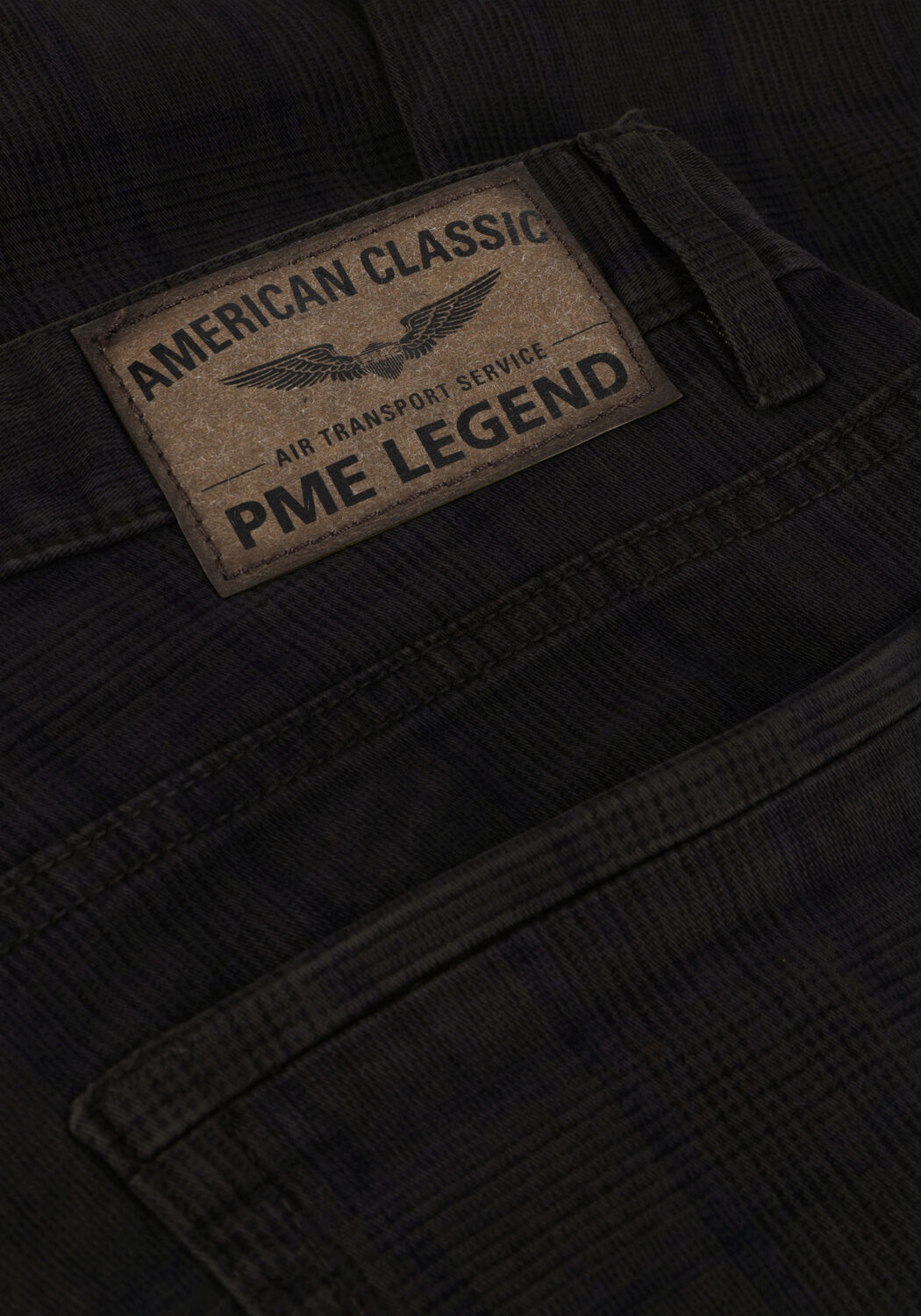 Graue PME LEGEND Slim fit jeans PME LEGEND NIGHTFLIGHT JEANS PRINTED CHECK - large