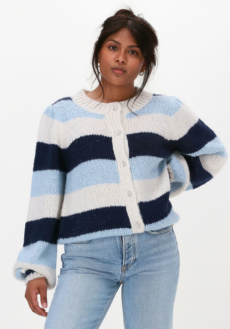 Blaue LOLLYS LAUNDRY Strickjacke PIPPA CARDIGAN - large