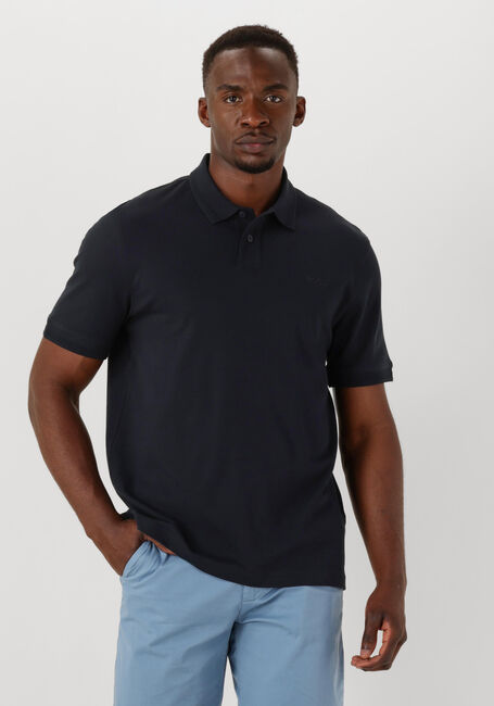 Dunkelblau BOSS ORANGE Polo-Shirt PE_INTERLOCK - large