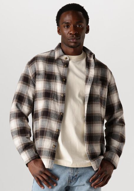 Braune SELECTED HOMME Hemden SLHREGOWEN-GRINDLE CHECK SHIRT LS - large