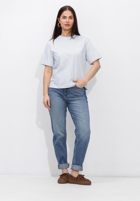 Hellblau CALVIN KLEIN T-shirt SS BOXY GRAPHIC T-SHIRT - large