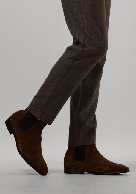 Cognacfarbene VAN BOMMEL Chelsea Boots SBM-60014 - large