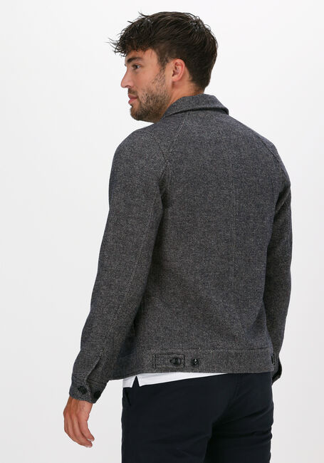 Graue DSTREZZED Jack TRUCKER JACKET WOOL TWEED - large