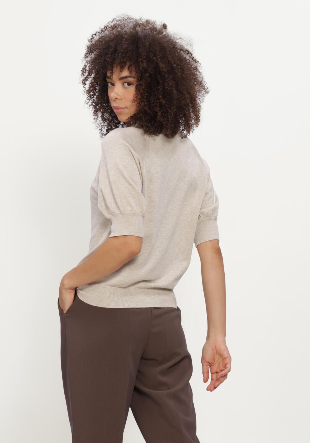 Sand BRUUNS BAZAAR Pullover & Cardigans ANEMONEBBHALIAS KNIT
