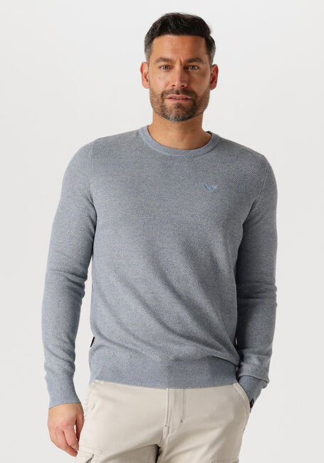 Blaue PME LEGEND Pullover R-NECK COTTON MODAL - large