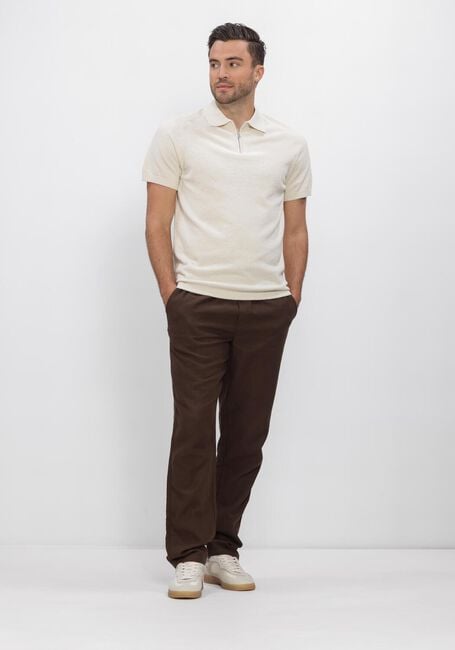 Ecru DSTREZZED Polo-Shirt PETTAR POLO - large