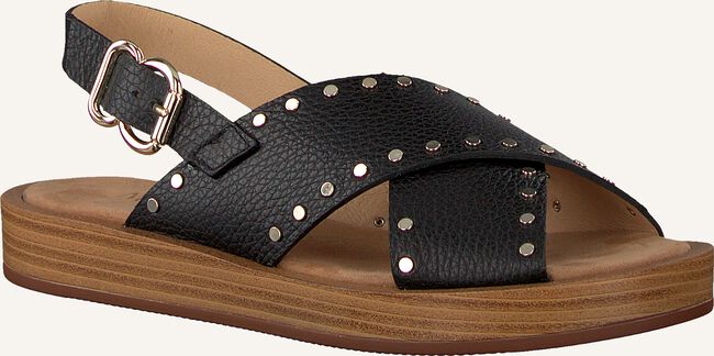 Schwarze NOTRE-V Flache Sandalen ETTO19-B Schwarze NOTRE-V Flache Sandalen ETTO19-B - large