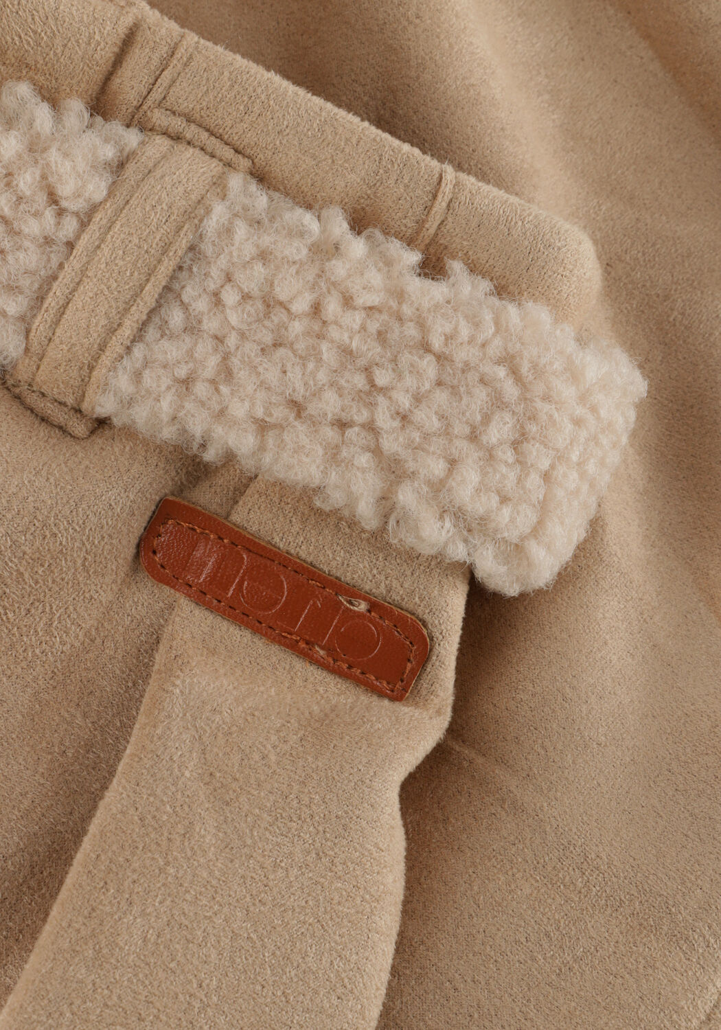 Sand NONO Jeans NELLA GIRLS SUEDINE SHORT SAND - large