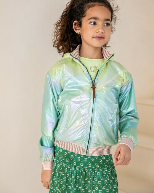 Mehrfarbige/Bunte LIKE FLO Jack HOODED COLOURBLOCK JACKET - large