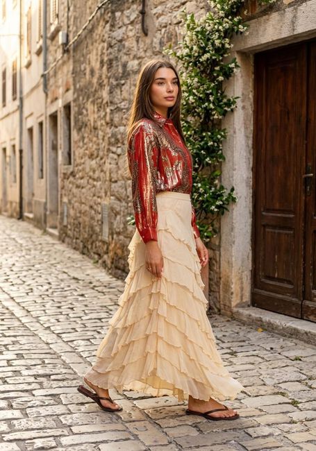Ecru MES DEMOISELLES Maxirock CHERRY - large