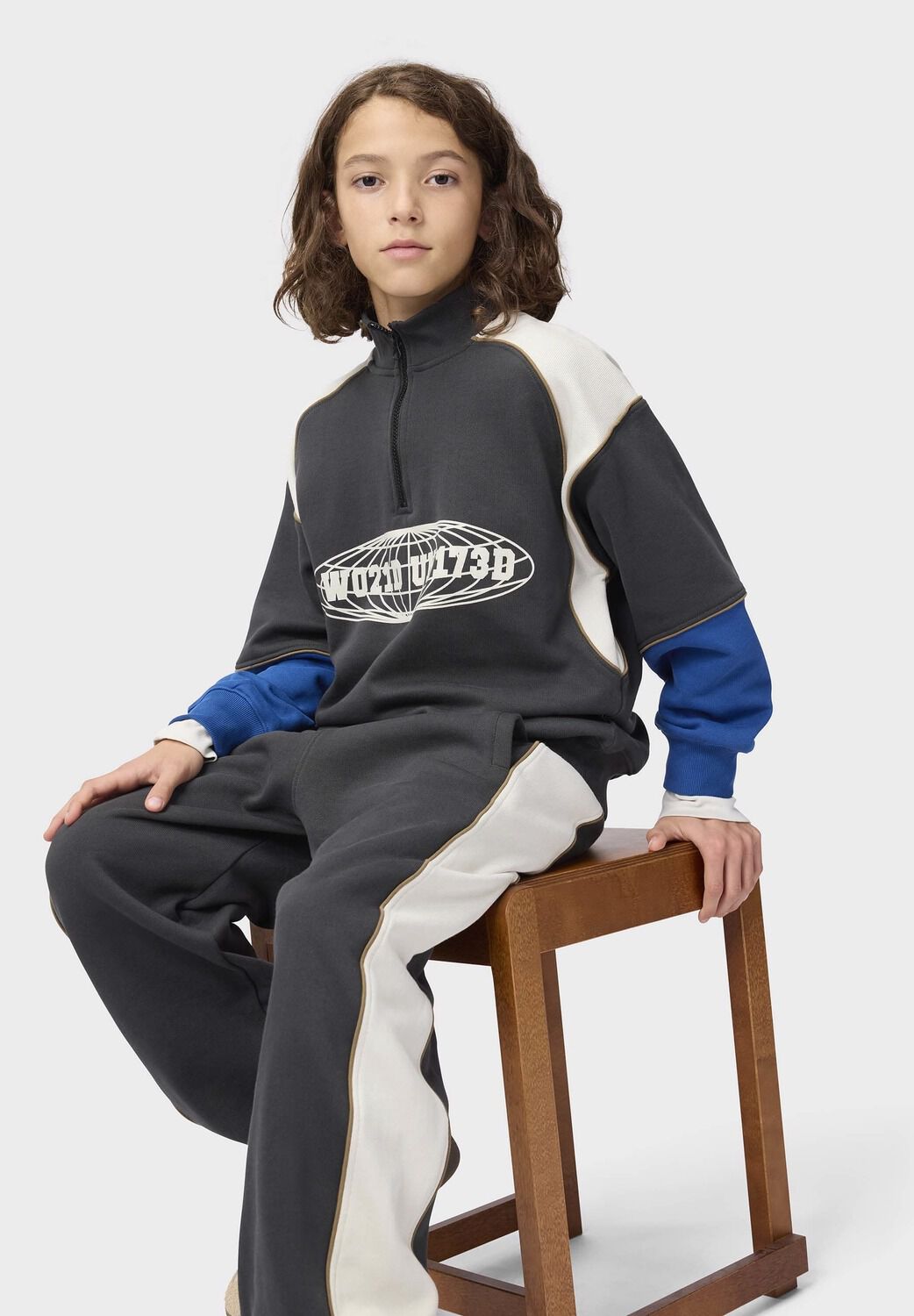Dunkelgrau MOLO Sweatshirt MARTY - large
