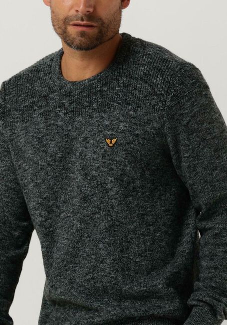 Grüne PME LEGEND Pullover R-NECK COTTON MOULINE - large