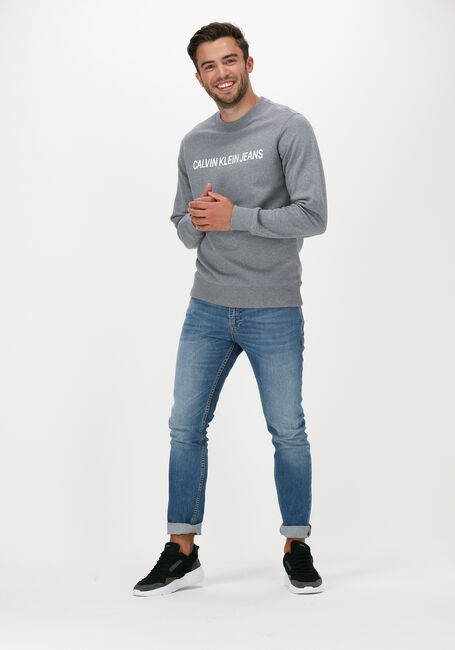 Graue CALVIN KLEIN Sweatshirt CORE INSTITUTIONAL L - large