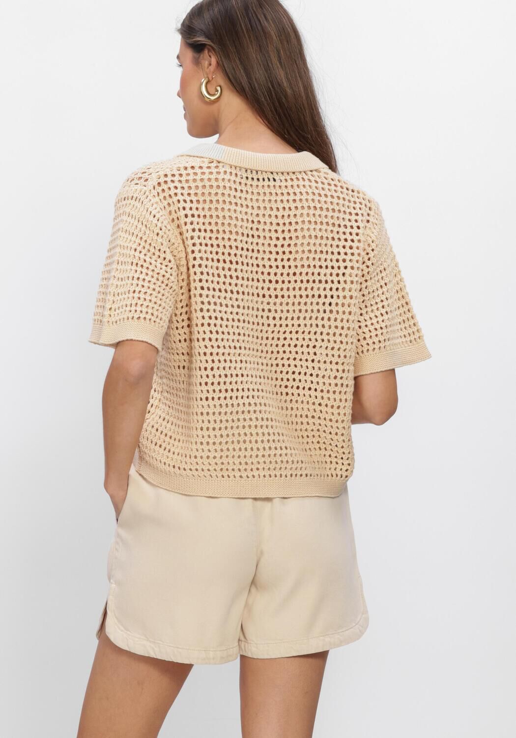 Beige AMAYA AMSTERDAM Tops & T-shirts LEWIS KNITWEAR - large