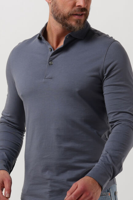 Hellblau PROFUOMO Polo-Shirt POLO LONG SLEEVE LS - large