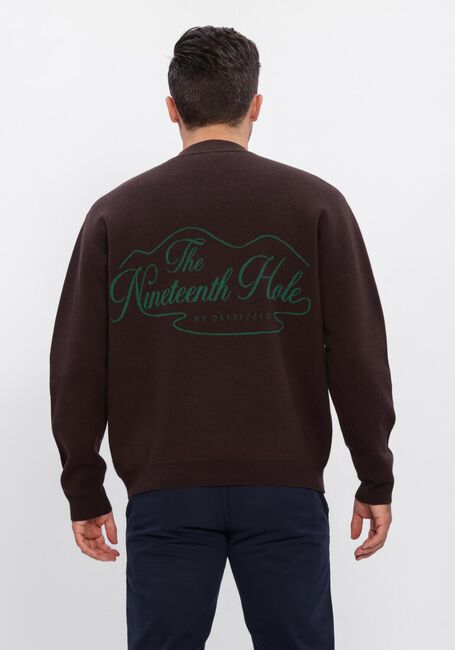 Braune DSTREZZED Pullover DS_PERCY MOCKNECK - large