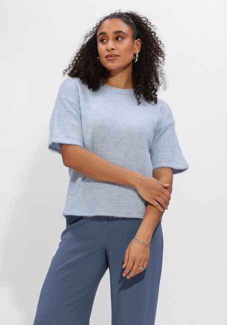 Hellblau SELECTED WOMEN Pullover SLFLULU 2/4 KNIT O-NECK - large