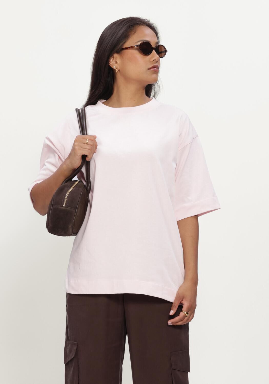 Hell-Pink MINUS T-shirt MSGAMMA GOTS LONG T-SHIRT - large