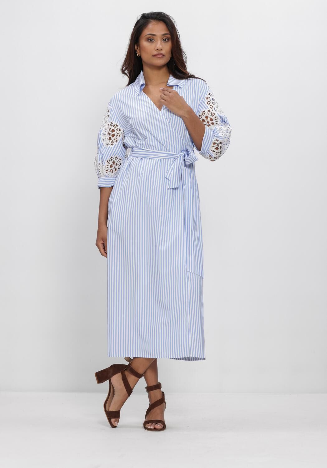 Blaue ANA ALCAZAR Midikleid 041782-3801 - large