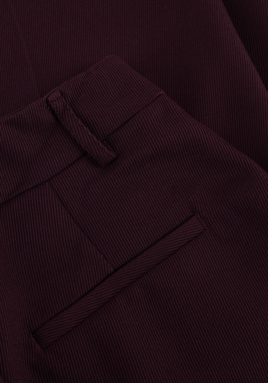 Bordeaux CO'COUTURE Weite Hose ALMIRA PLEAT LONG PANT - large