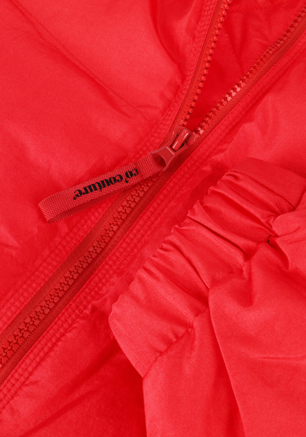 Rote CO'COUTURE Wattierte Jack FROSTY CROP PURR JACKET - large