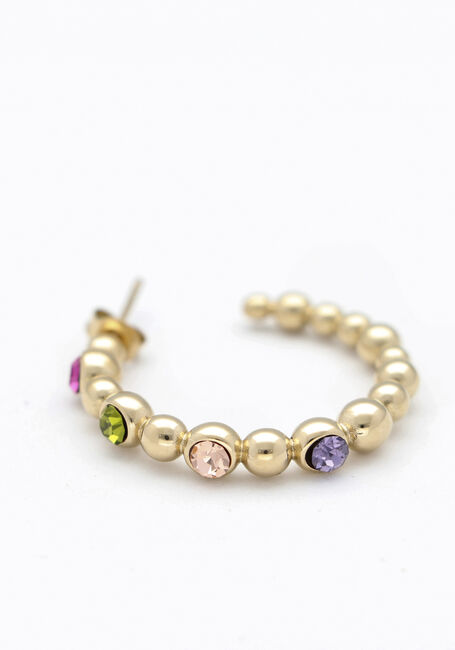 Goldfarbig NOTRE-V Ohrringe EARRING STONE MULTI - large