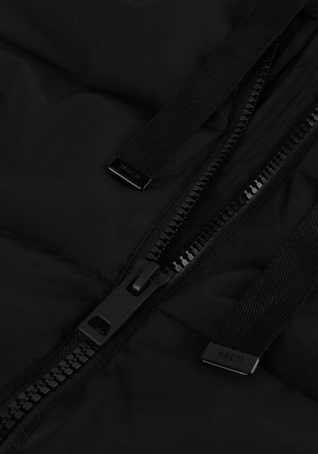Schwarze MSCH COPENHAGEN Wattierte Jack MSCHPAVINARIA ZIP JACKET - large