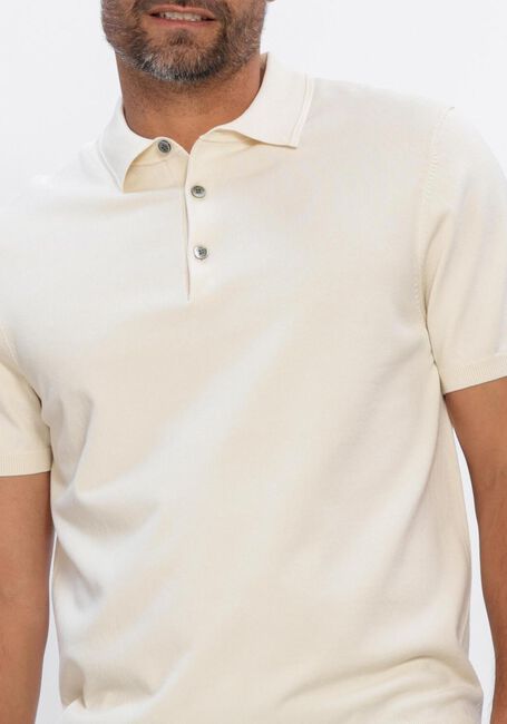 Ecru PROFUOMO Polo-Shirt POLO SS LUXURY BASIC - large