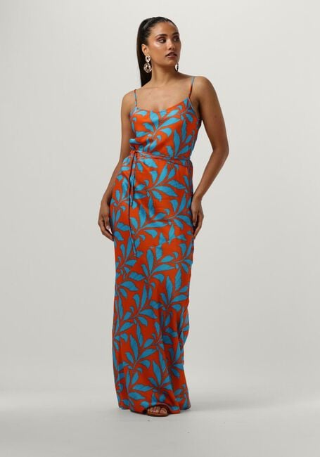 Orangene VANILIA Maxikleid TROPIC LEAF SLIP DRESS - large