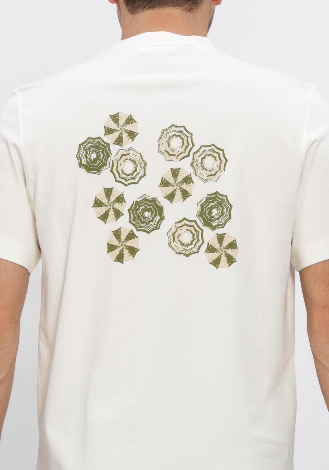 Wei&szlig;e SELECTED MEN Polos & T-Shirts SLHMAX GRAPHIC SS O-NECK TEE - large