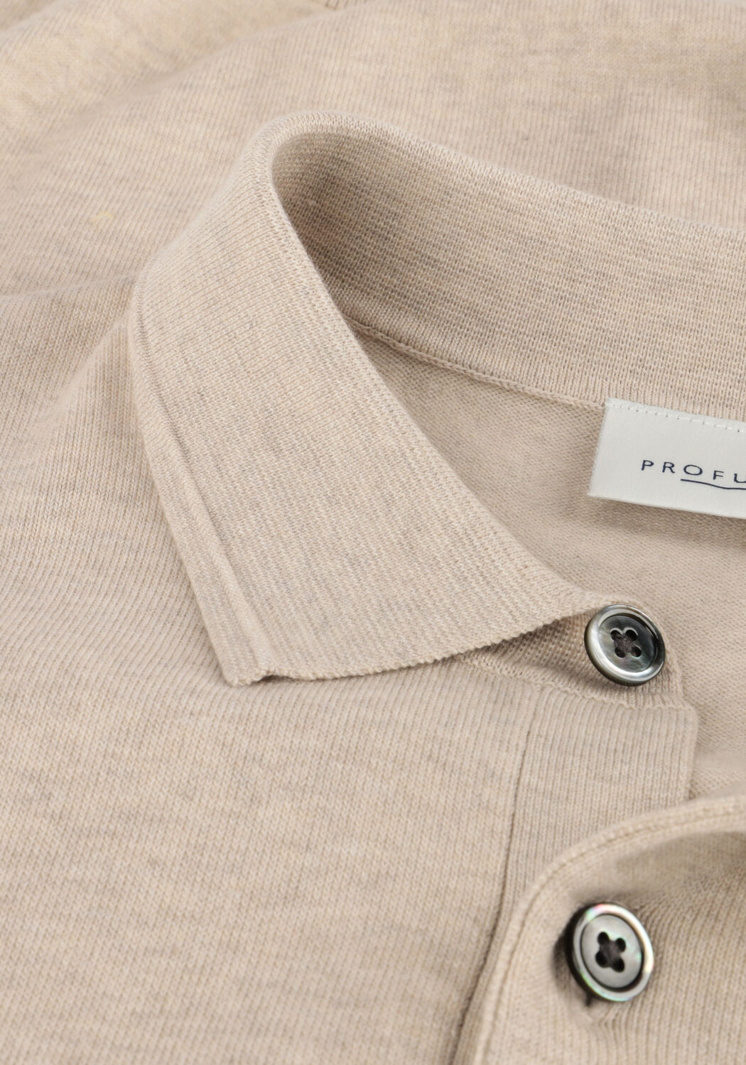 Beige PROFUOMO Polo-Shirt POLO SHORT SLEEVE - large