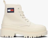 Weiße TOMMY JEANS Schnürboots TOMMY JEANS FOXING - medium